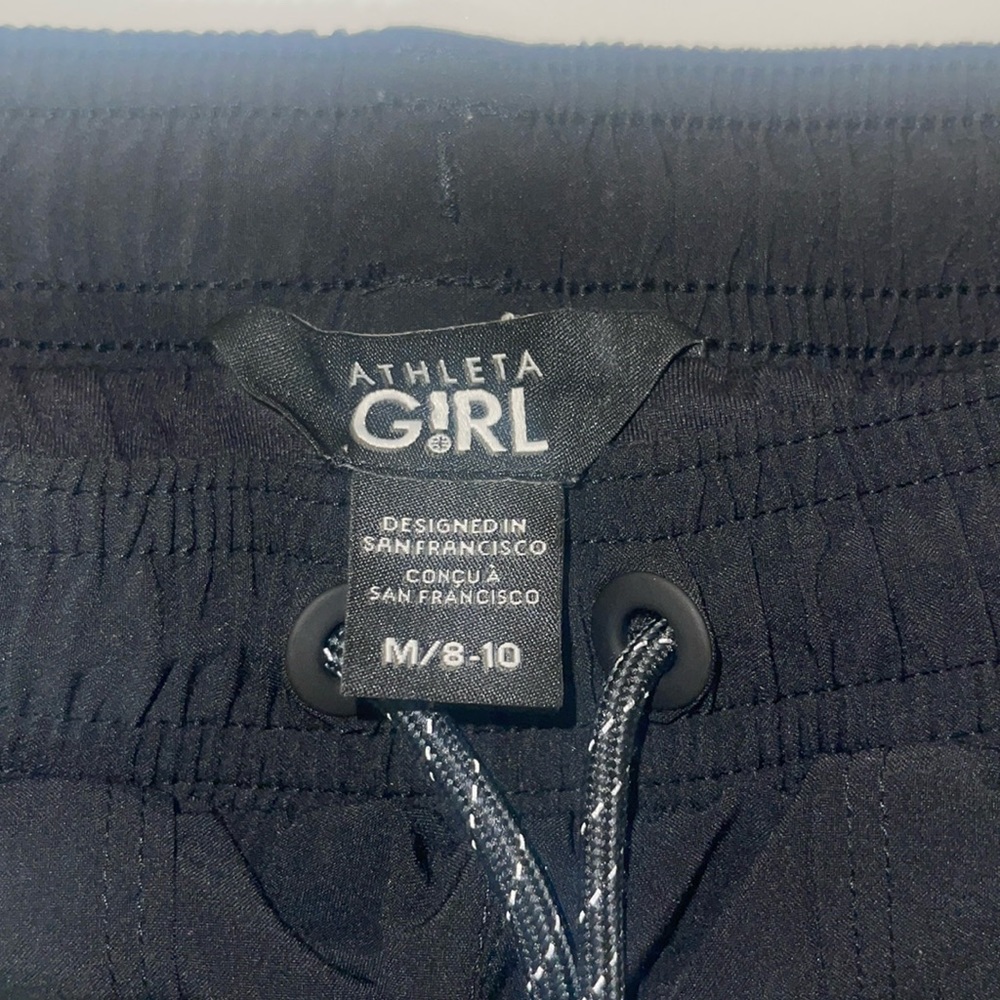 Athleta Girl black joggers. Size M (8-10)
